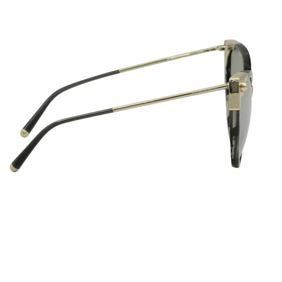 $420 Dolce&Gabbana Mirror Cat Eye Sunglasses Silver Mirror Lens Gray Havana Fram main image 6